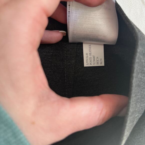 NEW Banana Republic Heather Gray Ponte Leggings Size 8 - Picture 4 of 6